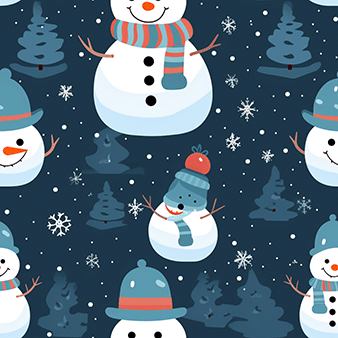 Cute snowmen