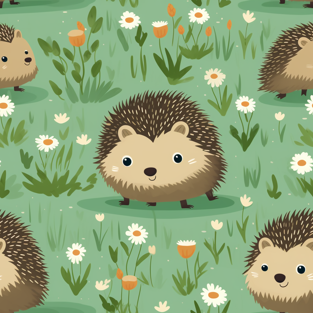 Cute hedgehogs