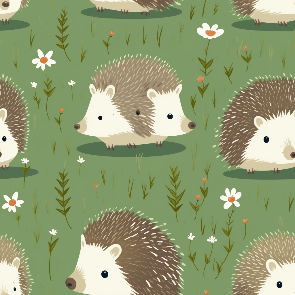 Cute hedgehogs