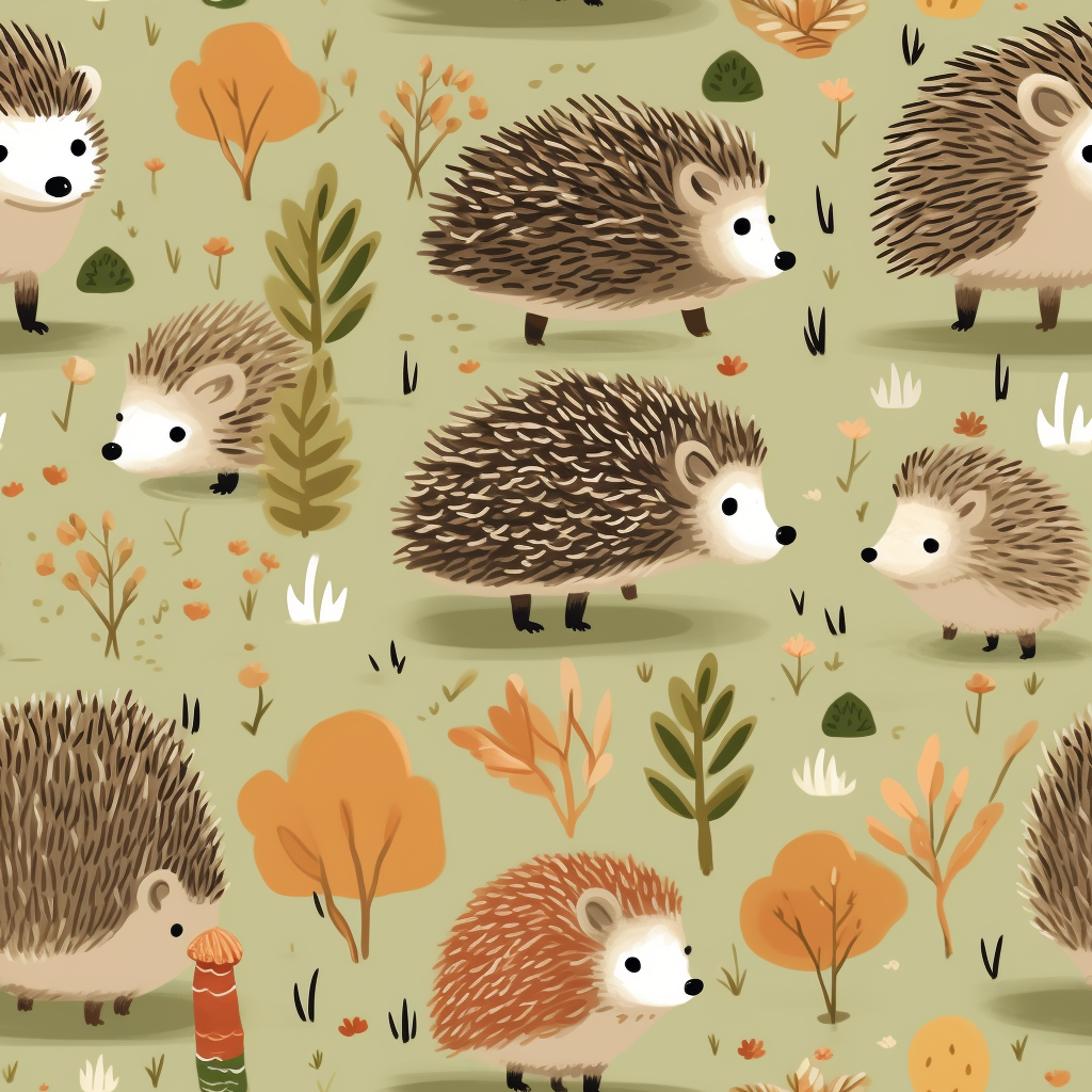 Cute hedgehogs