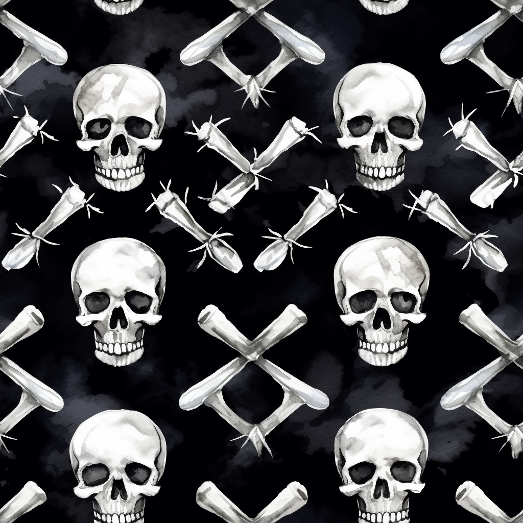 Skull cross bones