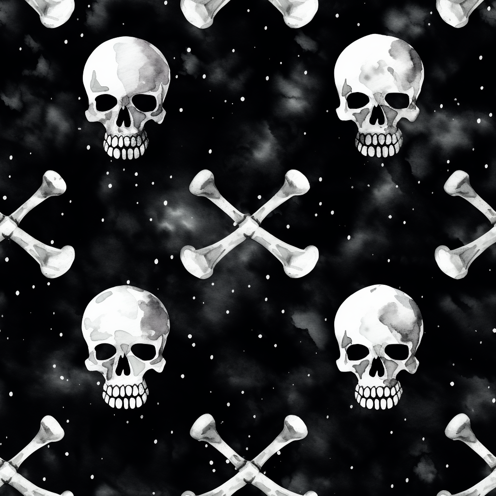 Skull cross bones