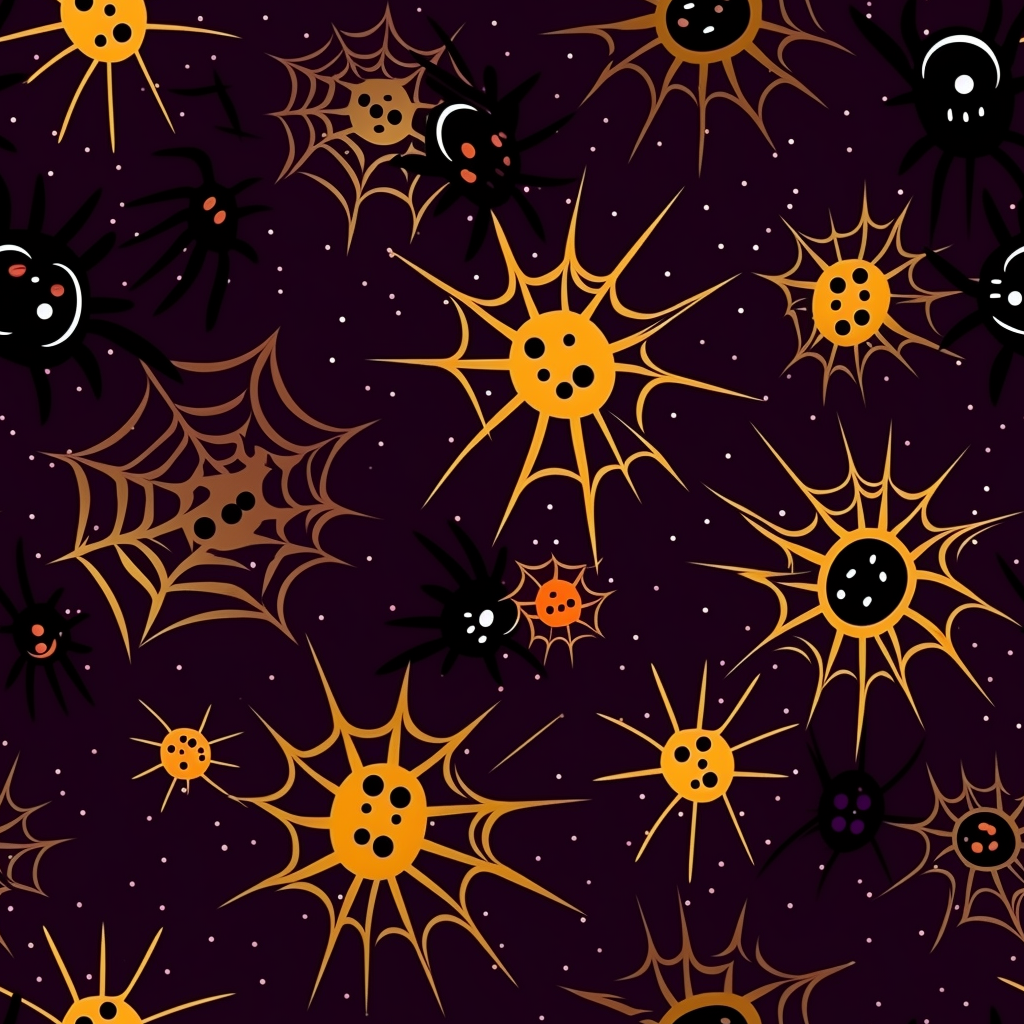 Halloween spiders