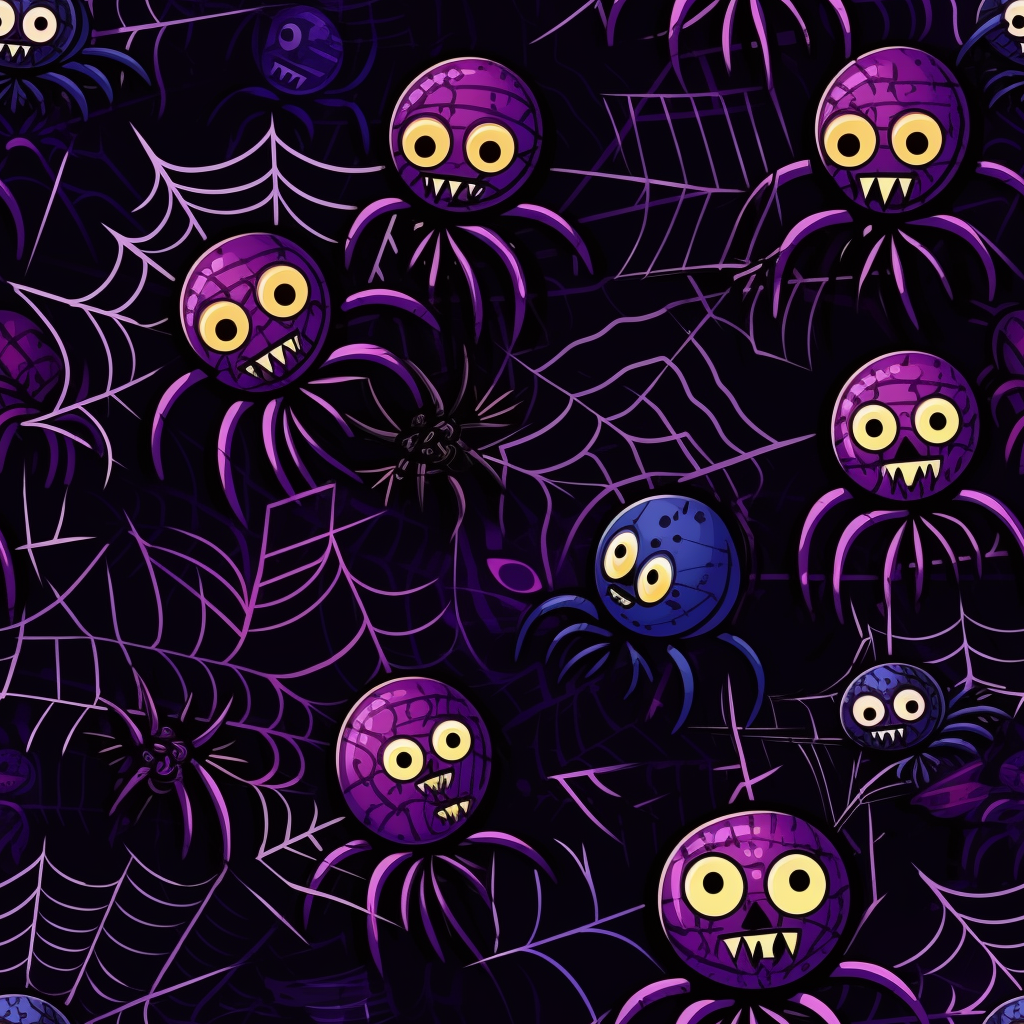 Halloween spiders