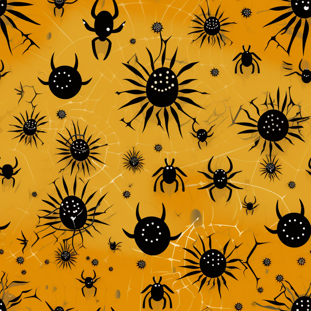 Halloween spiders