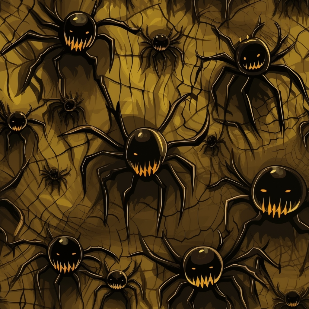 Halloween spiders