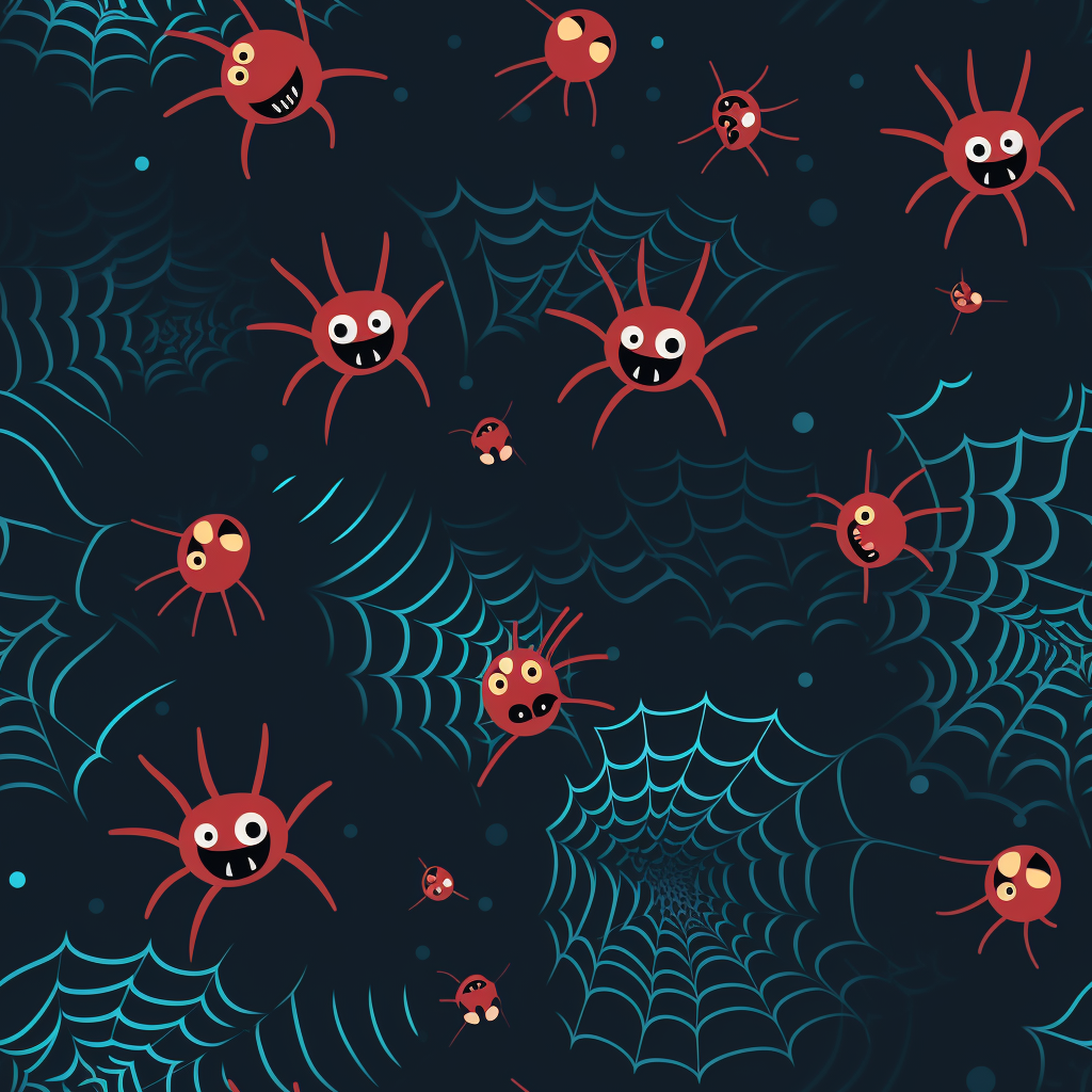 Halloween spiders