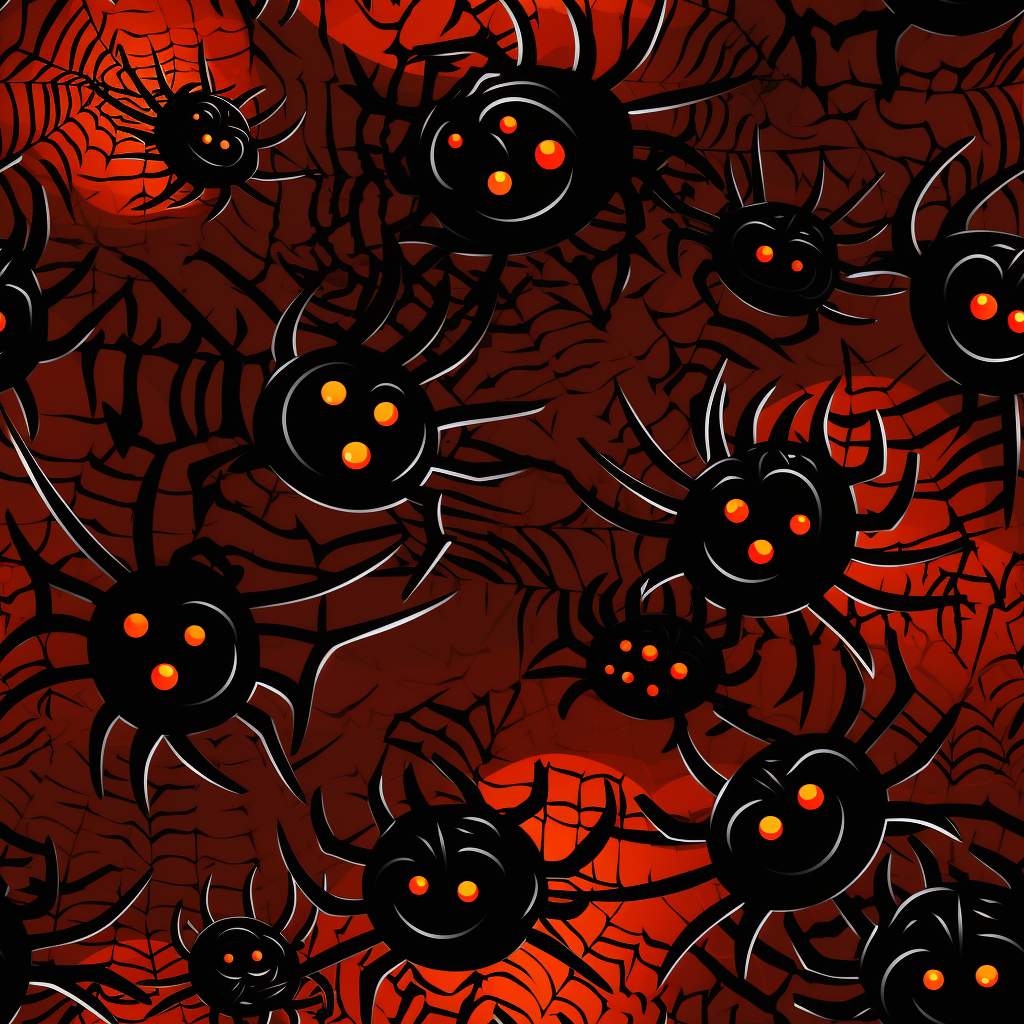 Halloween spiders