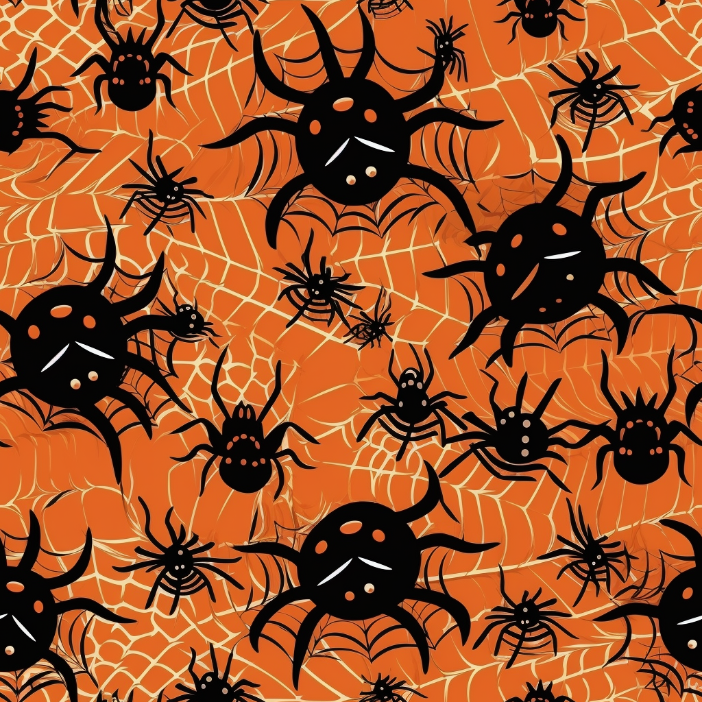 Halloween spiders