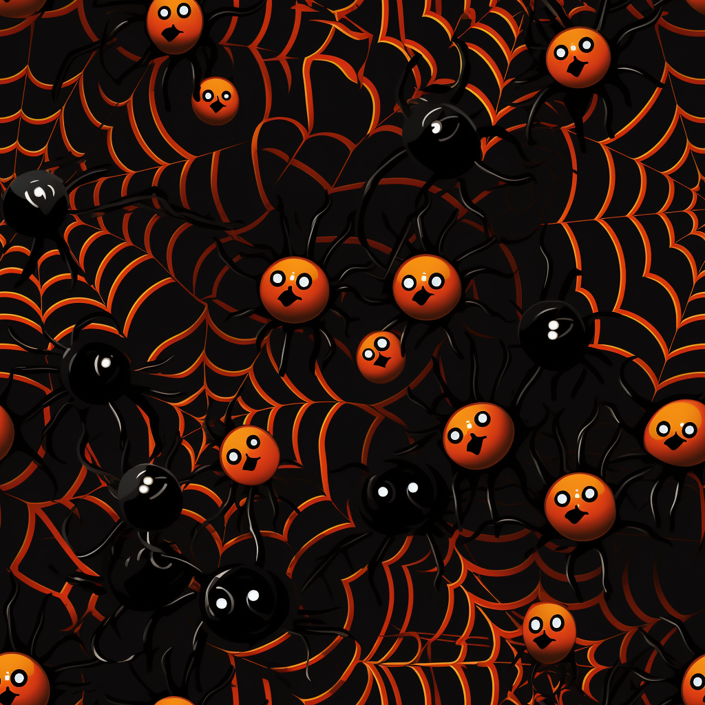 Halloween spiders