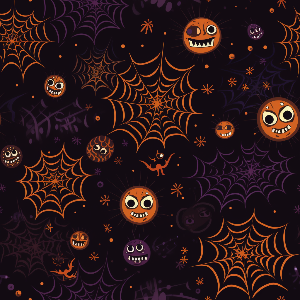 Halloween spiders